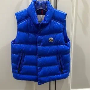 その他 MONCLER kids vest Kids Gray Zibiah Down Vest by Moncler Enfant on Sale